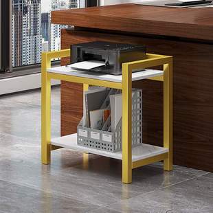 打印机置物架落地传真机托架架子桌下收纳架复印机专用架移动收纳