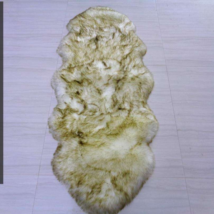 新爆款毛绒坐垫仿羊毛皮沙发地毯地垫飘窗垫客厅卧室防滑脚垫毛毯