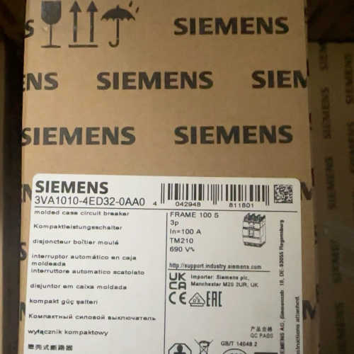 议价断路器 3VA1010-4ED32-0AA0 3VA1
