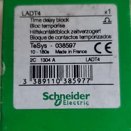 议价延时辅助触点模块LADT4 法国原产，库存运费到付