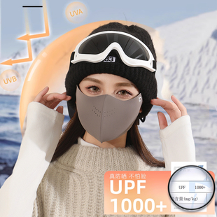 保暖口罩秋冬防风防寒女高颜值2025新款 骑行防冻面罩防晒透气口罩