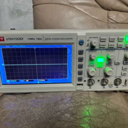 议价优利德 UTD2112CEX 数字示波器 110M带宽 1G