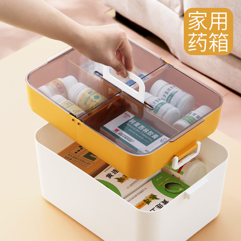 便民药箱塑料家庭医疗急救箱手提