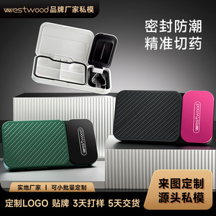 定制Westwood 016撞色切药器分药器药盒切药一分二便携药盒