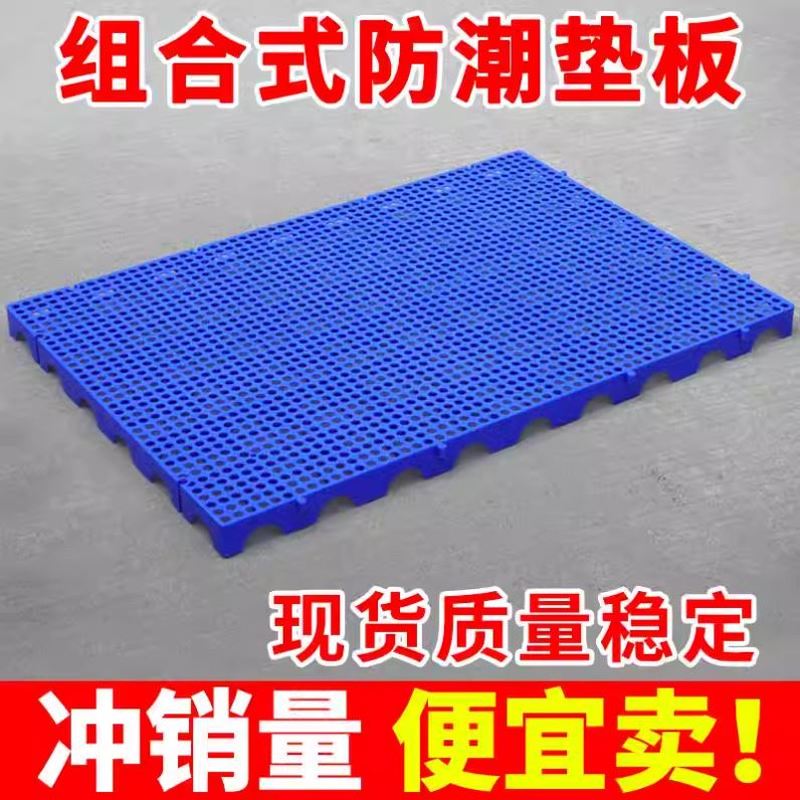 加厚塑料垫板防潮板地垫家用宠物垫仓库冷库超市仓储货架塑胶栈板