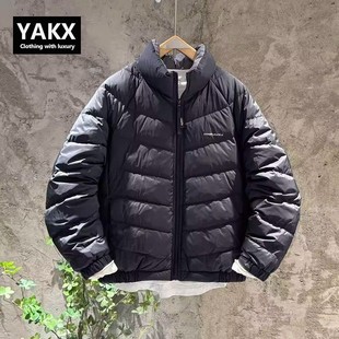 高端立领轻薄排骨羽绒服男士冬季2025新款爆款白鸭绒外套男款冬装