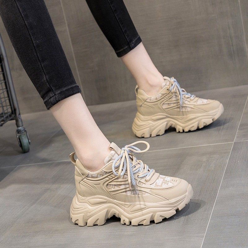 香港白爸爸女鞋2025春季新款厚底增高小人物轻量软底休闲白鞋,女鞋,时尚休闲鞋,淘宝优惠券,粉丝福利购,淘宝优惠卷