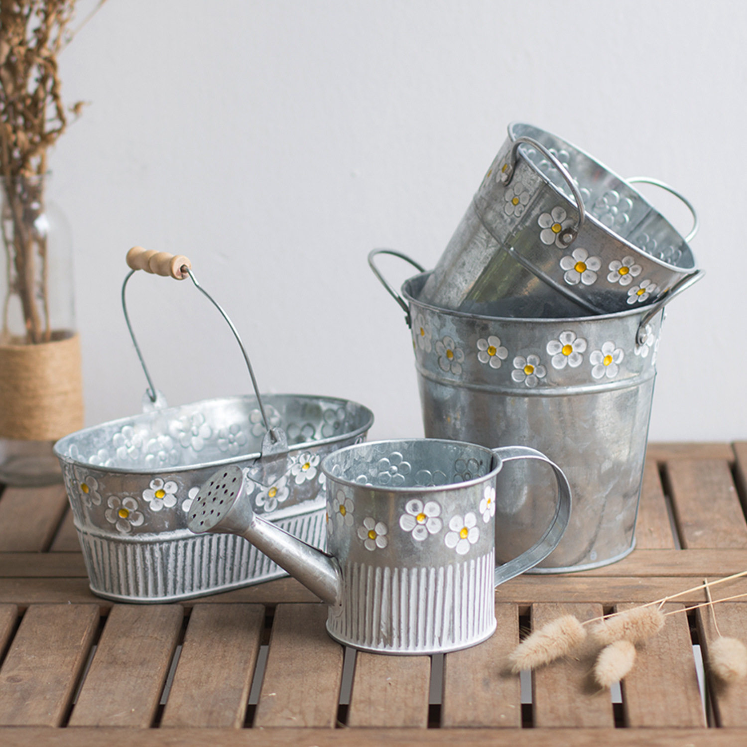 小雏菊花盆套盆铁艺花器不可水培小清新款花园室内装饰桌面小花盆,鲜花速递/花卉仿真/绿植园艺,花盆,淘宝优惠券,粉丝福利购,淘宝优惠卷