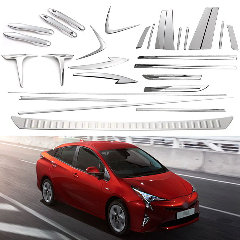 适用于15-19款丰田普锐斯Rrius XW50后护板门碗门边条挡泥板外饰