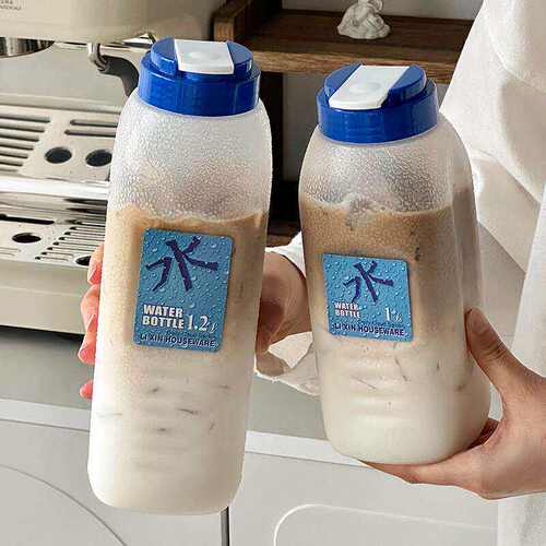 大容量冷水壶家用耐高温储水凉水杯便携随手杯果汁冷泡壶冷萃茶杯