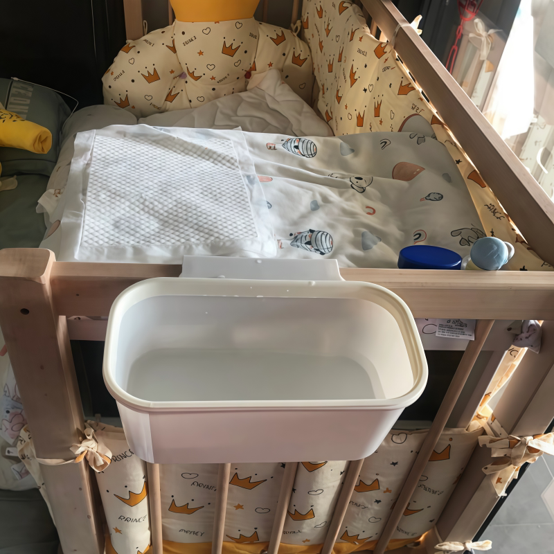 婴幼儿尿布台小水盆洗手PP长方形洗擦脸屁股身体盆卫浴塑料挂盆