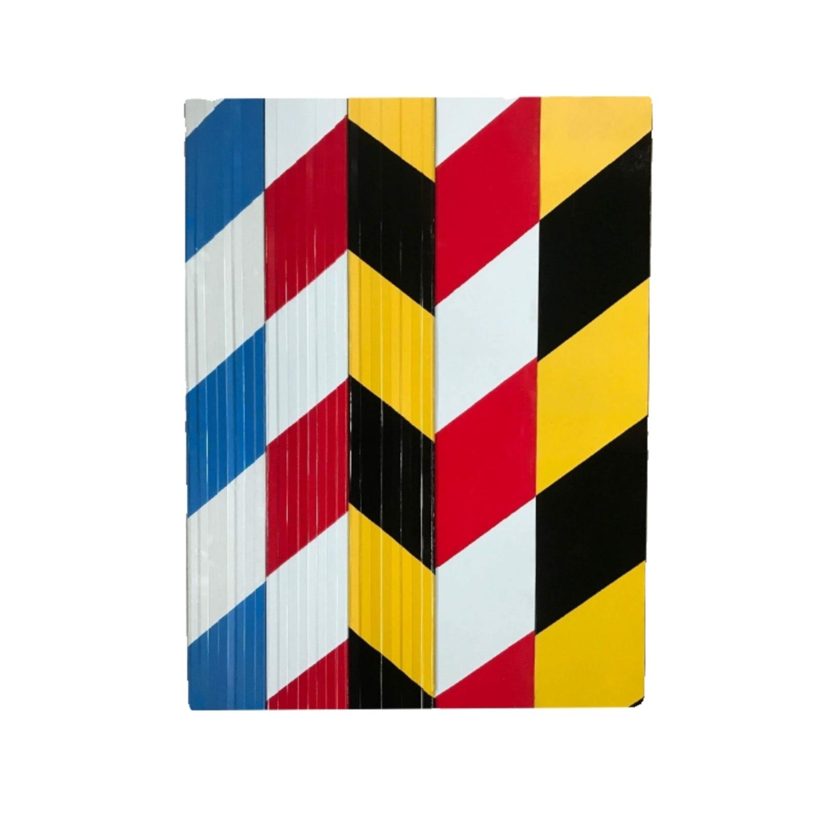 建筑工地踢脚板镀锌铁皮警示带楼层隔离带脚手架外架挡脚板踢厂家