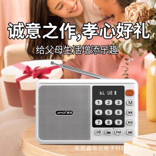 户外插卡便携式MP3收音机夏新