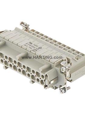 HRTING浩亭DZQ40902472516A00V24芯左A侧螺钉接线母插5芯