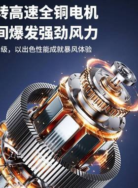 刷大率锂电吹风机家无用户外车除尘洗吹雪功BYW鼓风机涡轮暴风机