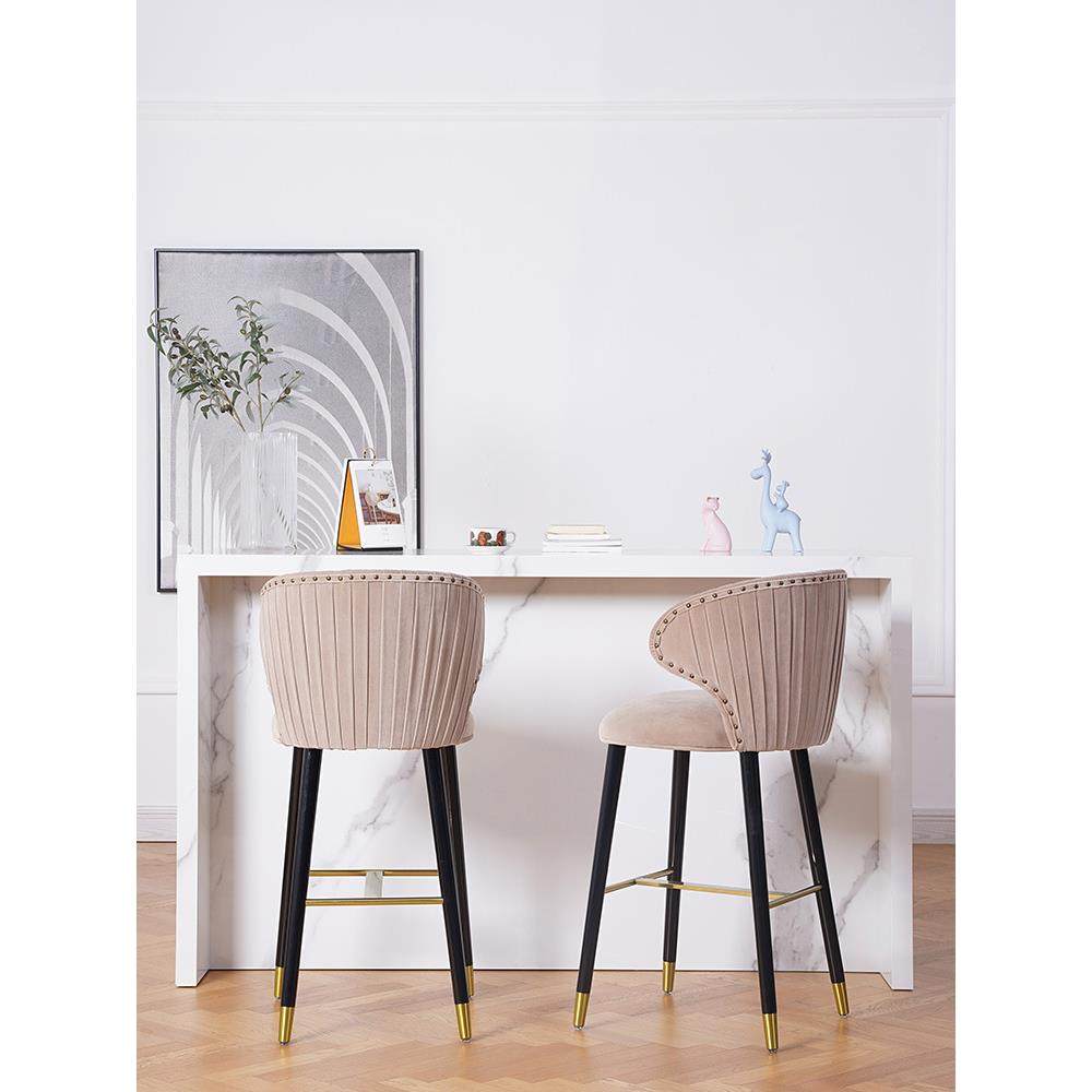 椅吧台实木脚前台吧绒接待布椅轻脚JQK凳台椅家用靠背酒吧高椅奢,家装主材,卫浴五金组合套装/挂件套餐,淘宝优惠券,粉丝福利购,淘宝优惠卷