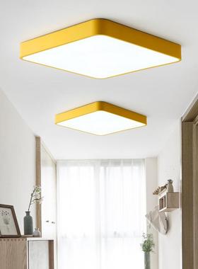 包邮薄吸顶灯简超约现代卧灯方形室le8858d创意客道厅阳台过玄关