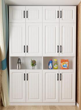 阳台柜柜子柜收纳置物大容量家用柜ZG-61596储物柜飘落窗地杂物柜