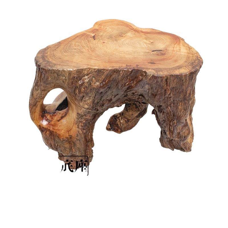 实F96S6HST木雕根雕底座根雕天然盆景架自根底座香樟然木架平桌置