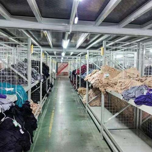 服装二TST层阁楼货架搭建二搭层钢平台建厂间组装结构存储空加倍