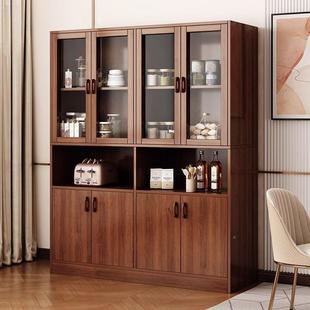 酒柜CDE餐边墙一体橱柜家用靠厨房备餐柜厅置物柜柜子客储物柜茶