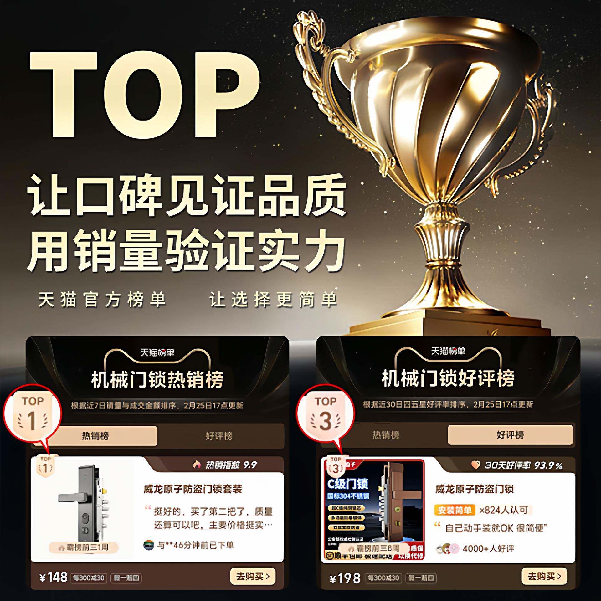 防家盗门锁套装用WL-HS003通型不锈入户钢锁体大门锁木门锁机械门