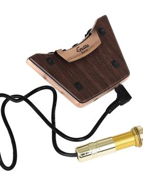 谣JOYO吉音器免开孔共PJ16125拾振双重拾音器古典民他木吉他外置