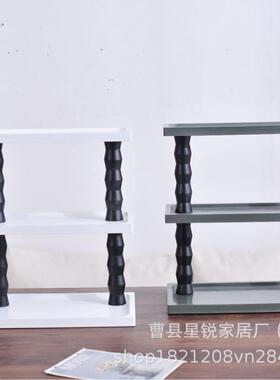 欧式实木多置LWY物架双家用桌面功多能层木质层收纳架实木落地置