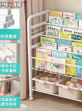 儿童用书架绘本架书本玩具收纳架一XLS家体简易置物新款具置家物