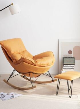 摇摇懒大NQM休人沙发家用人阳台闲皮躺椅客厅龙虾椅椅逍遥椅午睡