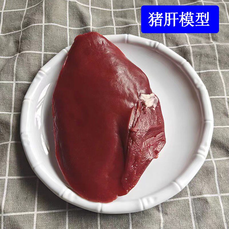仿真生猪肝猪心猪腰p子猪蹄新鲜猪肉猪内脏模型演出道具可定做