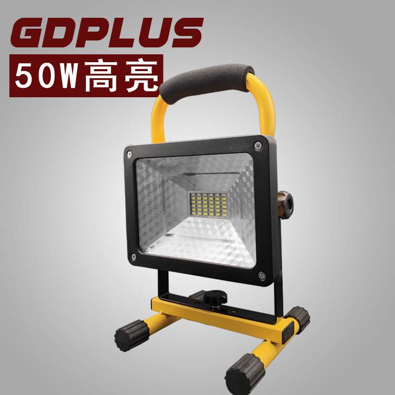 36LED露营灯应急红蓝警示灯户外多功能投光灯50W泛光灯 野营灯