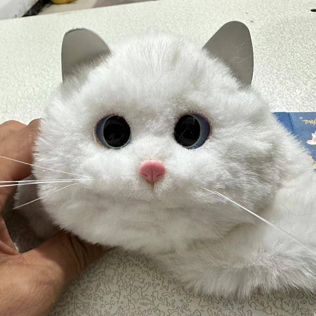 仿真猫咪玩偶包手工猫咪公仔包包配件送女朋友女儿闺蜜