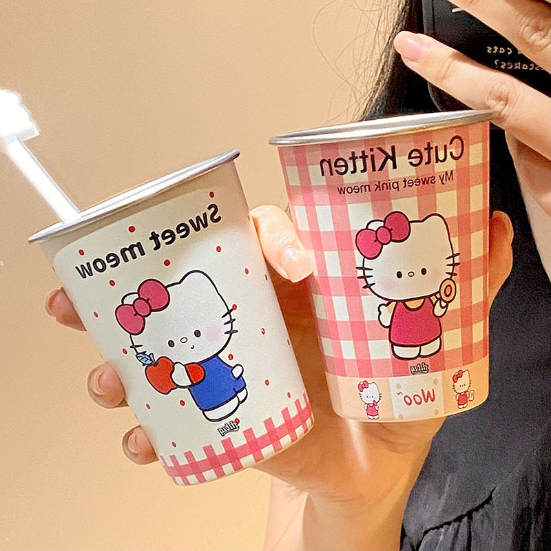 kiity猫304不锈钢可爱洗漱杯