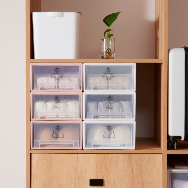 特大号内衣收纳盒女抽屉式衣柜家用分格I宿舍装文胸内裤袜子整理