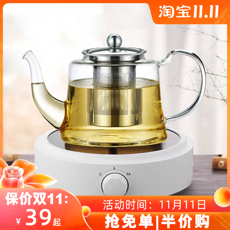 家用耐高温e玻璃茶壶电陶炉煮茶烧水壶泡茶专用茶具电磁炉煮茶器