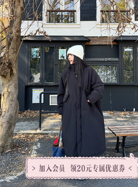 三与十三|摩登回响|秋季时尚百搭上衣女韩版显瘦保暖长款棉服女