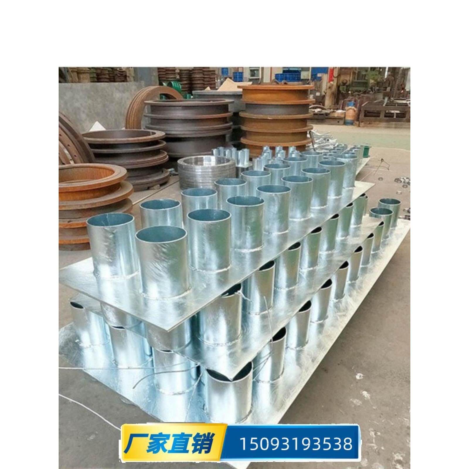 双法兰不锈钢防水管道钢制电缆人防密闭肋镀锌套管穿线气密测量管