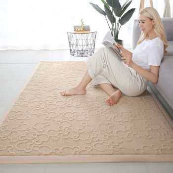 现货加厚地毯夏季可爱卧室牀边毯隔凉防摔地垫客厅台铺垫儿童帐篷,居家布艺,床边毯,淘宝优惠券,粉丝福利购,淘宝优惠卷