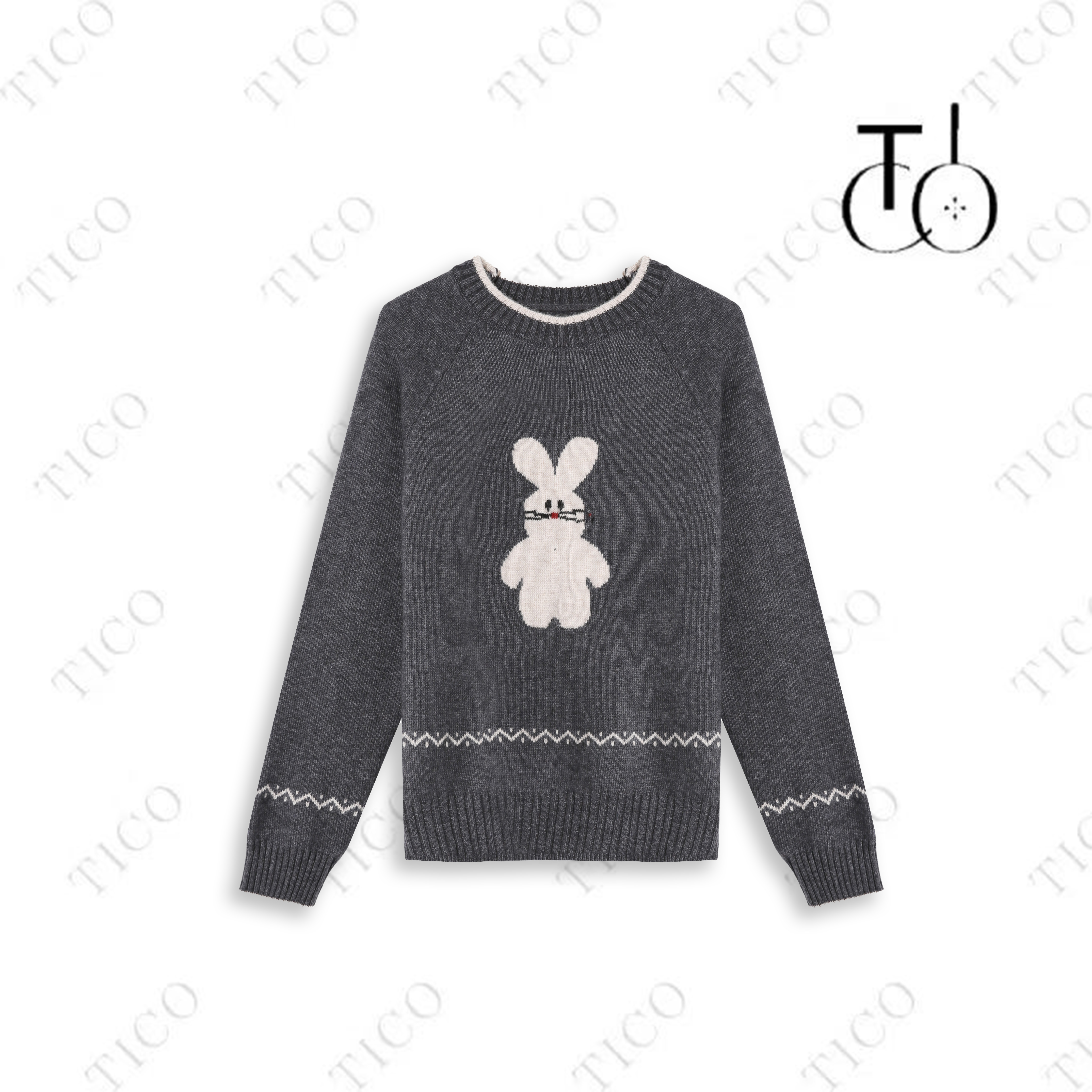 【甜甜专享】TICO汀可【梧州毛衣】时尚百搭休闲毛衣