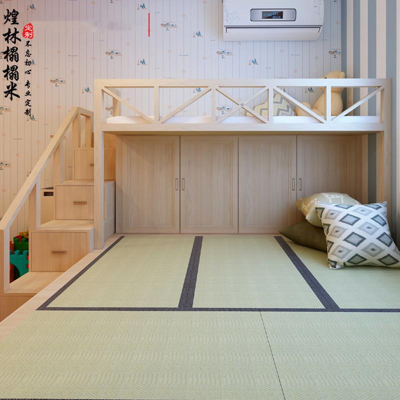 实木日式全推门榻F765SSS8榻米床衣柜一体格子拉樟子门门窗隔断移