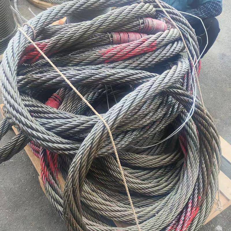 无CCF头钢丝绳圈光面圆形镀锌钢丝起重吊具耐磨加接钢粗丝绳绳索