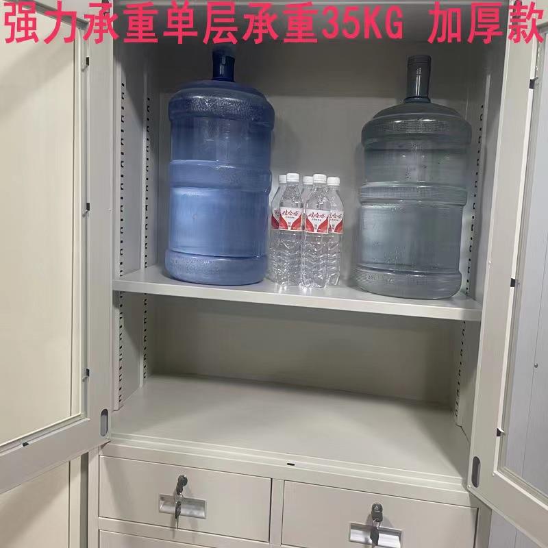 厂家钢制带锁抽屉式放杂物铁皮柜加厚多层办公室凭证资料文件柜