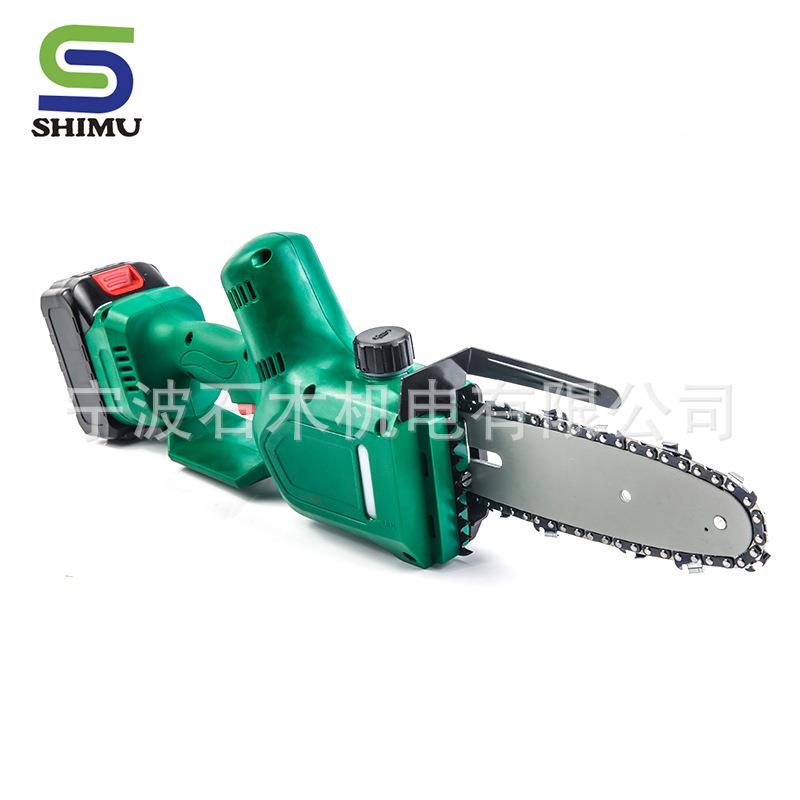 20锂电无绳多功能迷你链锯无品牌/无刷电V带杆高剪充电式伸缩伐枝