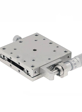 X轴手动滑台高精密微调直线滚珠不锈钢导轨形位移平台/XSG/XYSG40