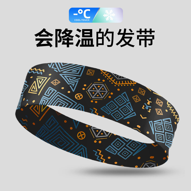 运动发带止汗带男导汗带吸汗头巾健身护额女士束发带网球头带速干
