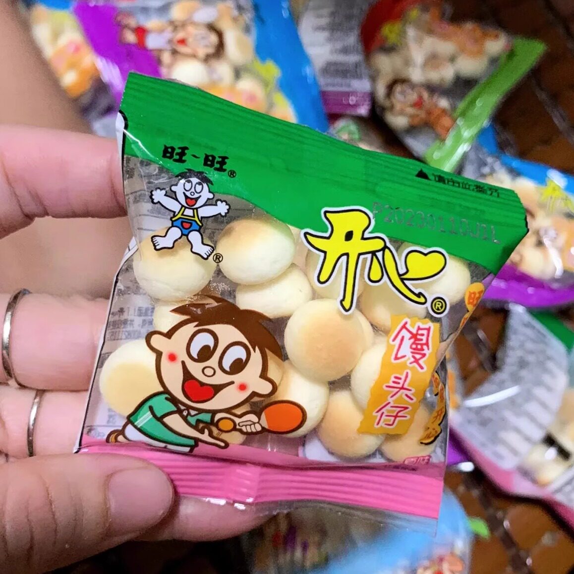 【新货】旺旺旺仔小馒头小包装饼干儿童零食膨化散装零食小吃