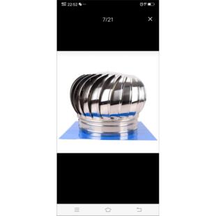 无动力风帽304不锈钢风球通风排烟器厂房养殖风机烟道防雨换风扇