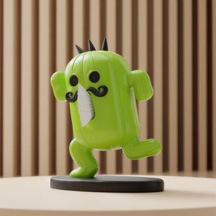 仙人掌先生纸巾盒家用客厅高档轻奢抽纸收纳盒桌面创意萌趣餐巾纸