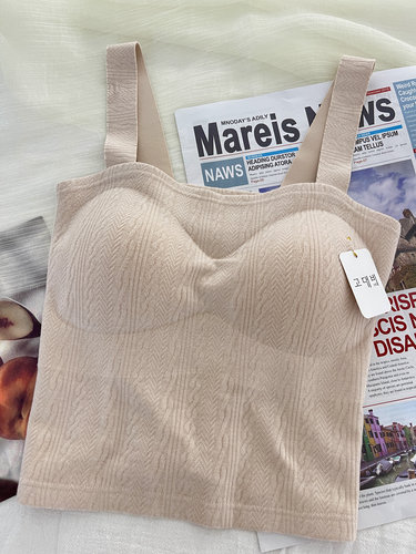 古妃秋冬新款磨毛保暖背心吊带